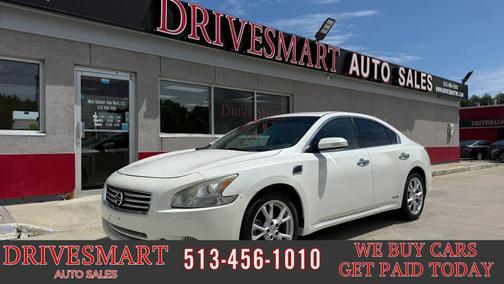 Pearl White 2014 Nissan Maxima SV