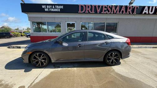 Modern Steel Metallic 2019 Honda Civic Sport