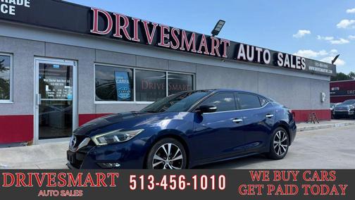 Blue 2017 Nissan Maxima 3.5 SL