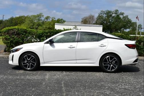 White 2025 Nissan Sentra SR