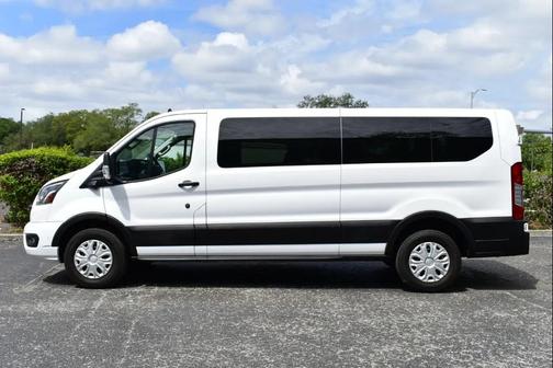 Oxford White 2023 Ford Transit-350 XLT