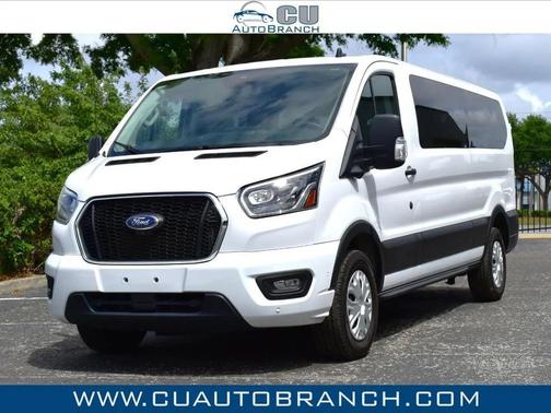 Oxford White 2023 Ford Transit-350 XLT
