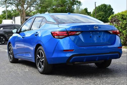 Electric Blue Metallic 2025 Nissan Sentra SV