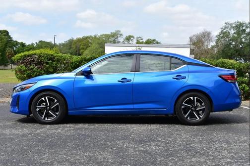 Electric Blue Metallic 2025 Nissan Sentra SV