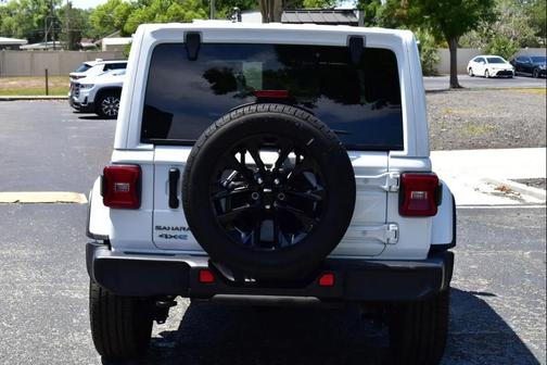 Bright White Clearcoat 2025 Jeep Wrangler 4xe Sahara