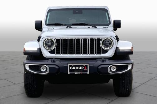 Bright White Clearcoat 2024 Jeep Wrangler Sahara