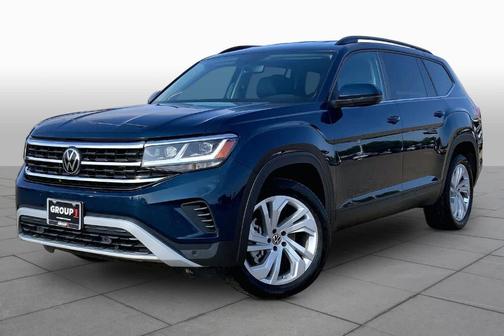Tourmaline Blue Metallic 2023 Volkswagen Atlas 2.0T SE w/Technology