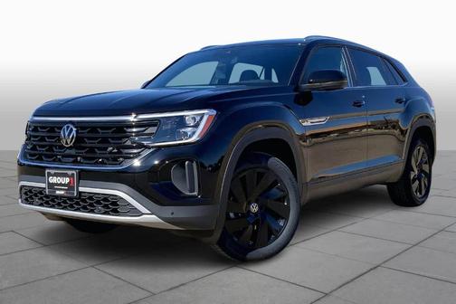 Deep Black Pearl Effect 2026 Volkswagen Atlas Cross Sport 2.0T SE W/TECHNOLOGY