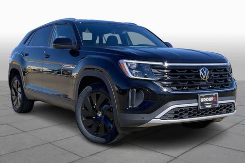 Deep Black Pearl Effect 2026 Volkswagen Atlas Cross Sport 2.0T SE W/TECHNOLOGY