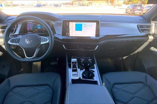 Deep Black Pearl Effect 2026 Volkswagen Atlas Cross Sport 2.0T SE W/TECHNOLOGY