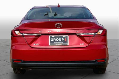 Supersonic Red 2025 Toyota Camry LE