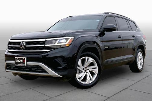 Deep Black Pearl Effect 2023 Volkswagen Atlas 2.0T SE w/Technology