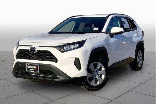 Super White 2021 Toyota RAV4 LE