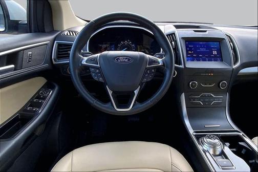 Star White Metallic Tri-Coat 2020 Ford Edge SEL