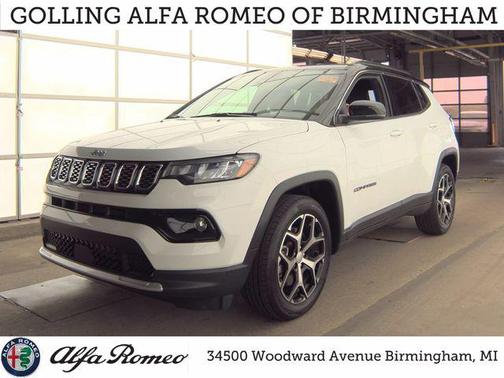 Bright White Clearcoat 2024 Jeep Compass Limited