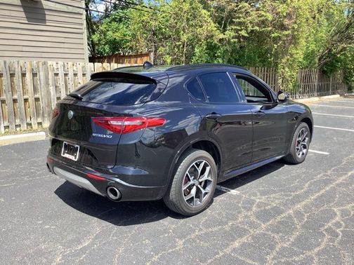 Vulcano Black Metallic 2020 Alfa Romeo Stelvio Ti Sport