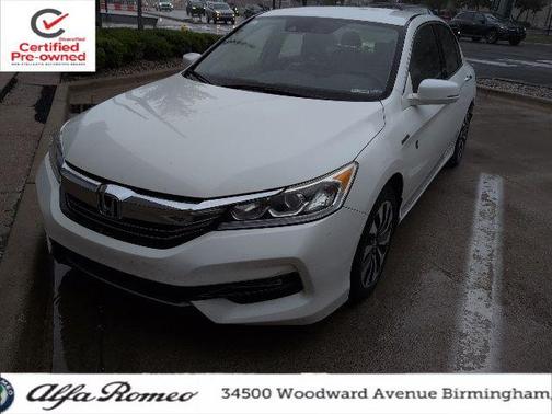 White Orchid Pearl 2017 Honda Accord Hybrid Base