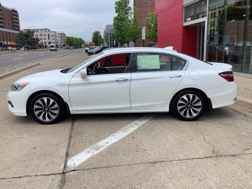White Orchid Pearl 2017 Honda Accord Hybrid Base