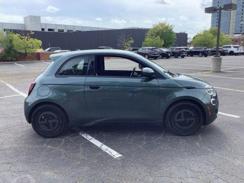 Green Metallic 2025 FIAT 500e Giorgio Armani FWD