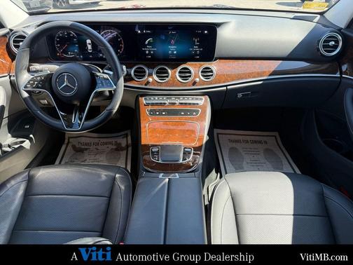 Blue 2023 Mercedes-Benz E-Class 4MATIC