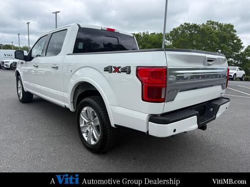 Star White Metallic Tri-Coat 2020 Ford F-150 Platinum