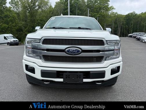 Star White Metallic Tri-Coat 2020 Ford F-150 Platinum