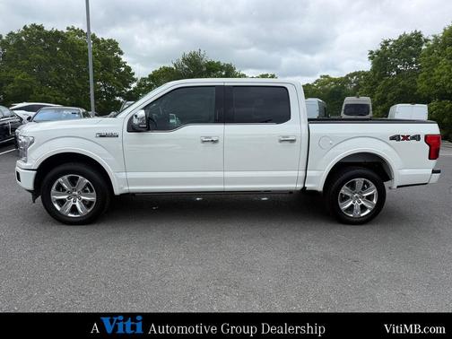 Star White Metallic Tri-Coat 2020 Ford F-150 Platinum