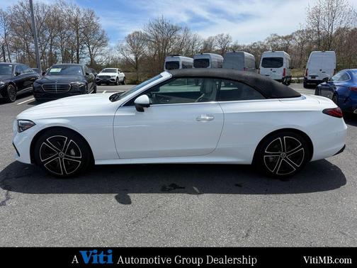 Polar White 2026 Mercedes-Benz CLE 300 4MATIC Cabriolet