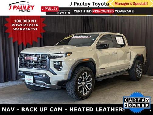 Desert Sand Metallic 2024 GMC Canyon AT4