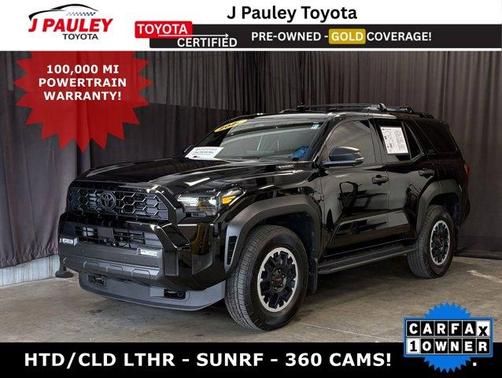 Black 2025 Toyota 4Runner Hybrid TRD