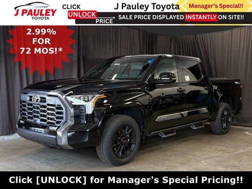 Midnight Black Metallic 2026 Toyota Tundra Platinum