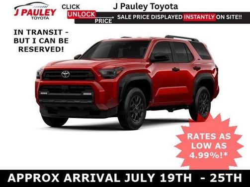 Red 2026 Toyota 4Runner SR5