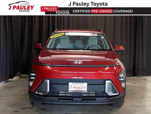 Red Metallic 2025 Hyundai KONA SEL