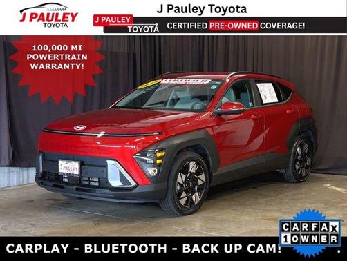 Red Metallic 2025 Hyundai KONA SEL
