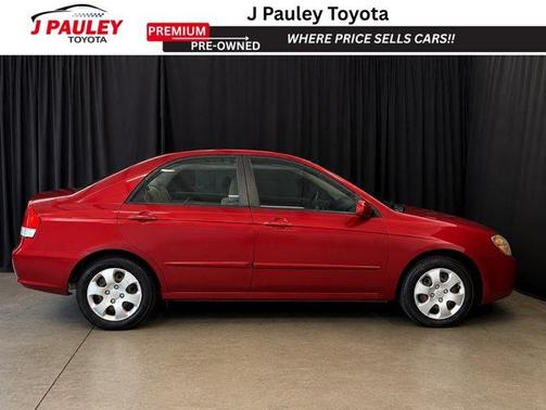 Spicy Red 2009 Kia Spectra EX