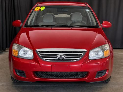 Spicy Red 2009 Kia Spectra EX