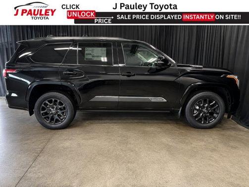Midnight Black Metallic 2026 Toyota Sequoia Platinum