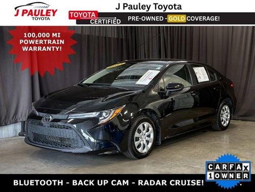 Black Sand Pearl 2021 Toyota Corolla LE