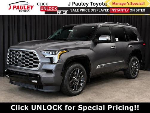 Magnetic Gray Metallic 2026 Toyota Sequoia Platinum