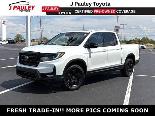Platinum White Pearl 2025 Honda Ridgeline Black Edition