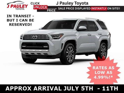 Wind Chill Pearl 2026 Toyota 4Runner Limited