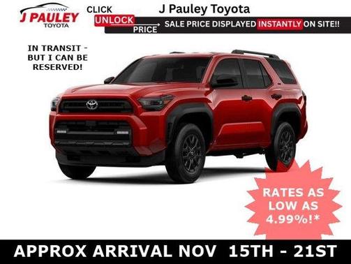 Red 2026 Toyota 4Runner SR5
