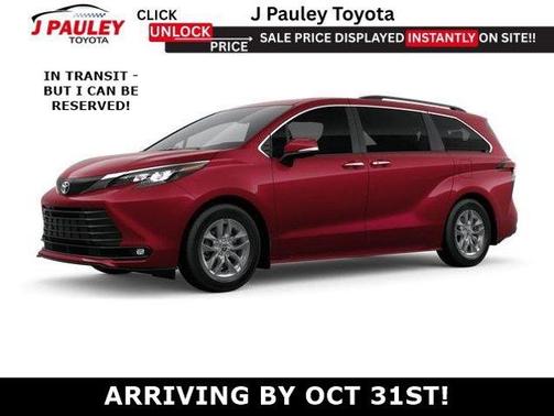 Ruby Flare Pearl 2026 Toyota Sienna XLE 8 Passenger