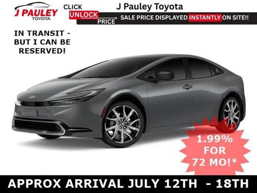 Gray 2026 Toyota Prius Plug-In Hybrid SE