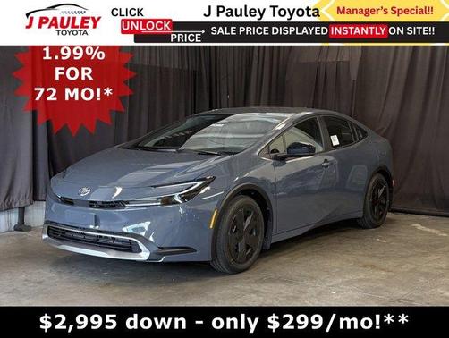 Gray 2026 Toyota Prius Plug-In Hybrid SE