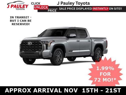 Celestial Silver Metallic 2026 Toyota Tundra Platinum