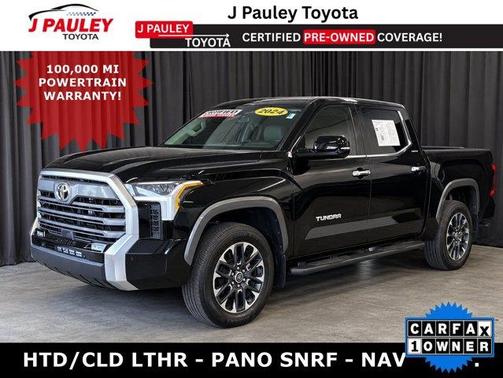 Midnight Black Metallic 2024 Toyota Tundra Limited