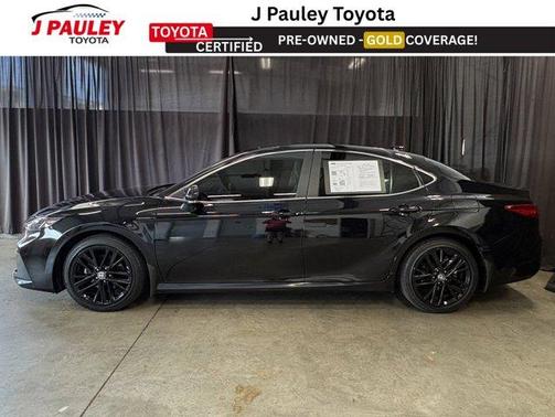 Midnight Black Metallic 2025 Toyota Camry XLE