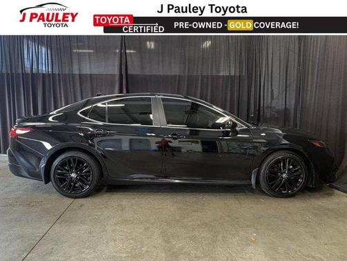 Midnight Black Metallic 2025 Toyota Camry XLE