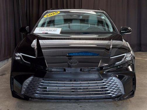 Midnight Black Metallic 2025 Toyota Camry XLE